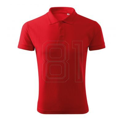 3. Malfini Pique Polo Free M MLI-F0307 rotes Poloshirt