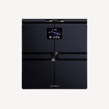 Withings BodyFit – intelligente Waage mit zonaler Körpergewichtsanalyse sowie Stoffwechsel- und Herzgesundheitsanalyse (black)