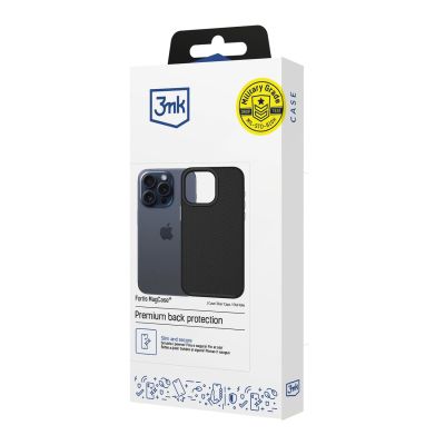 11. 3mk Fortis MagCase für iPhone 15 Pro Max – Schwarz