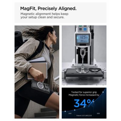 11. Spigen Optik Armor Pro MagSafe Hülle für Samsung Galaxy Z Fold 8 Ultra – Schwarz