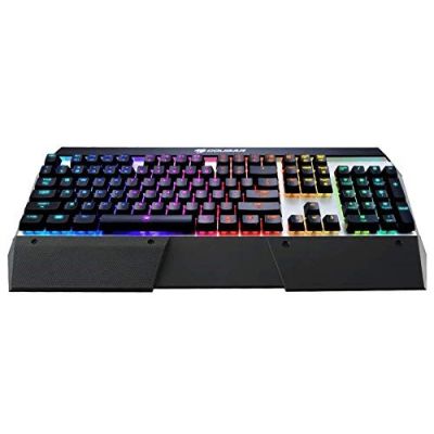 COUGAR CGR-WM1MB-ATR Gaming-Tastatur USB QWERTY Englisch Aluminium, Schwarz