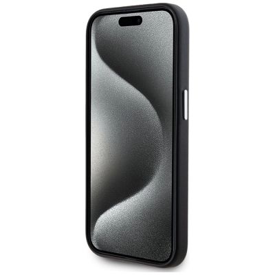 5. Karl Lagerfeld FW Metal Plate MagSafe iPhone 15 Pro Max Hülle - Schwarz