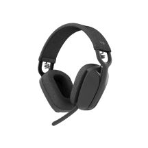 Logitech Zone Vibe Kabelloses Headset mit kabellosem Kopfbügel, Anrufe/Musik, USB Typ-C, Bluetooth, Graphit