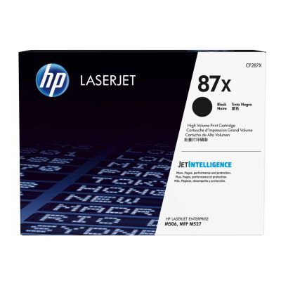2. Originale schwarze Tonerkartusche für HP 87X LaserJet XL