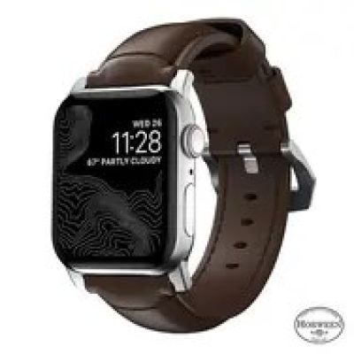 12. Nomad NM1A4RST00 Smart-Armband aus braunem Leder