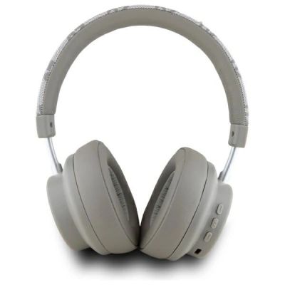 3. DKNY DKBHM2PCSHLE On-Ear Bluetooth-Kopfhörer, Beige/Beige kariert