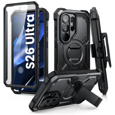 Supcase iBlason ArmorBox Clip Mag MagSafe Hülle für Samsung Galaxy S26 Ultra - Schwarz