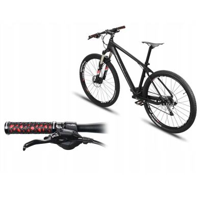 4. Rockbros 2017-14ARD Fahrradgriffe – Schwarz und Rot