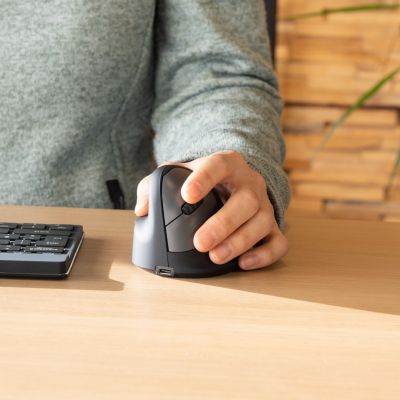 6. Ergonomische R-Go Pele HE Bluetooth-Maus für Linkshänder, sidabrina