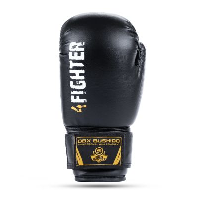 3. 6oz Boxhandschuhe für Kinder - 4Fighter Schwarz