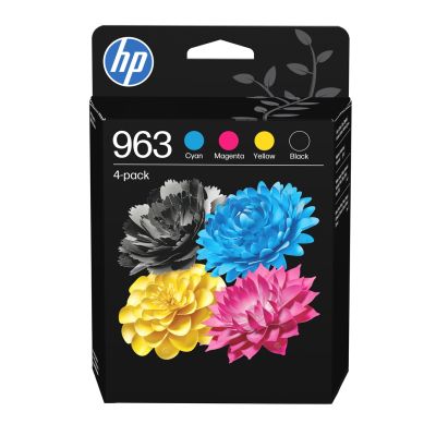 61. HP 4er-Pack Original 963 Tintenpatronen Schwarz/Cyan/Magenta/Gelb