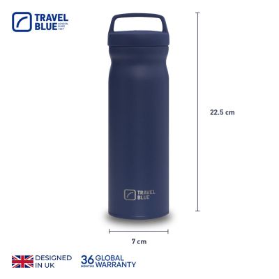 3. TRAVEL BLUE THERMOSFLASCHE NAVY