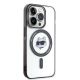 4. Karl Lagerfeld IML Choupette's Head MagSafe-Hülle für iPhone 15 Pro – transparent