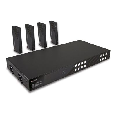Lindy 38345 AV Extender AV-Sender und -Empfänger Schwarz