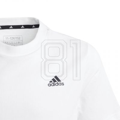 5. adidas Essentials Baumwoll-T-Shirt mit kleinem Logo Jr IB4093