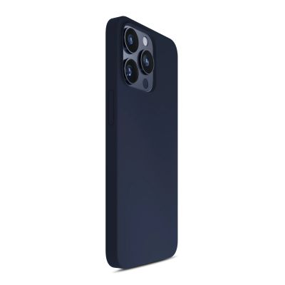 5. 3mk Silikonhülle für iPhone 15 Pro – Marineblau