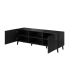 7. ABETO TV-Schrank 150x42x52 schwarz/glänzend schwarz