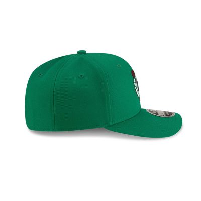4. New Era 9SEVENTY Boston Celtics NBA Team Green Stretch Snapback Cap - 60755441