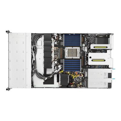 9. Asus Rack-Plattform (1U) RS501A-E12-RS12U AMD Epyc 9005/9004 (12x NVMe/SATA HS, 2x M.2, 2x 1 Gbe, IPMI, 1+1 1600W)