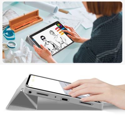 8. TechProtect SmartCase für Samsung Galaxy Tab A9+ / A11+ Plus 11.0 X210 / X215 / X216 / X230 / X235 / X236 - Grau
