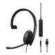 4. EPOS ADAPT 135 USB II Kabelgebundenes Headset mit Kopfbügel, Büro/Callcenter, USB Typ-A, Schwarz