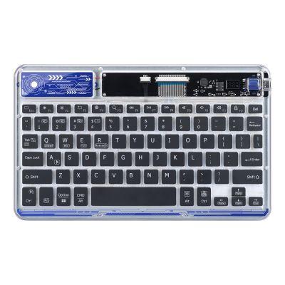 Dux Ducis Keyboard (CK Series) Kabellose Tastatur für Laptop/Tablet/Telefon – Transparent