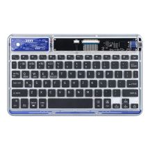 Dux Ducis Keyboard (CK Series) Kabellose Tastatur für Laptop/Tablet/Telefon – Transparent
