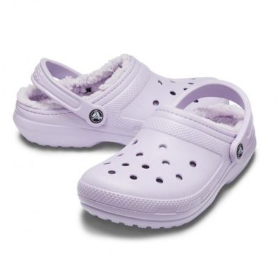 2. Crocs Classic gefütterte Clogs, Lavendel-Lila Flip-Flops - 203591-50P