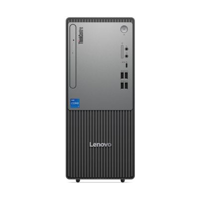 Lenovo ThinkCentre Neo 50t Tower, Intel Core i3-14100, 8 GB DDR5-4800-Speicher, SSD 256, UHD Graphics 730, Windows 11 Pro, Schwarz, 1 Jahr Vor-Ort-Service