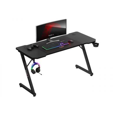7. Huzaro Hero 3.3 Schwarzer Gaming-Schreibtisch