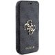 4. Guess 4G Metal Logo Hülle für iPhone 15 Pro – Grau