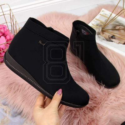 14. Isolierte schwarze Damenstiefeletten Rieker W 98251-00