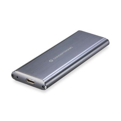 2. Conceptronic HDE01G Festplattengehäuse SSD-Gehäuse Grau M.2