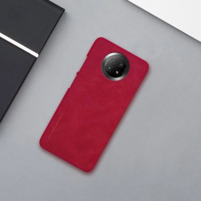 16. Nillkin Qin Lederholsterhülle für Xiaomi Redmi Note 9T 5G braun