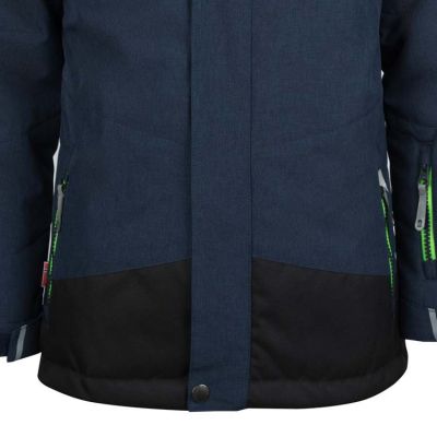 4. Trollkids Kinder Norefjell Jacke für Mädchen/Jungen, wasserdicht, Marineblau (132-100)