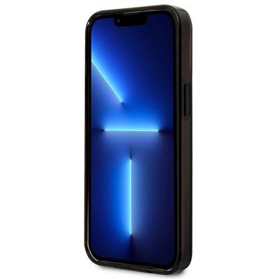 5. Karl Lagerfeld Gradient Ikonik Karl&Choupette Hülle für iPhone 13 Pro / iPhone 13 - Schwarz