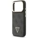 6. Guess 4G PU Dreieck-Logo & Standkamera Magsafe Hülle für iPhone 17 Pro - Schwarz