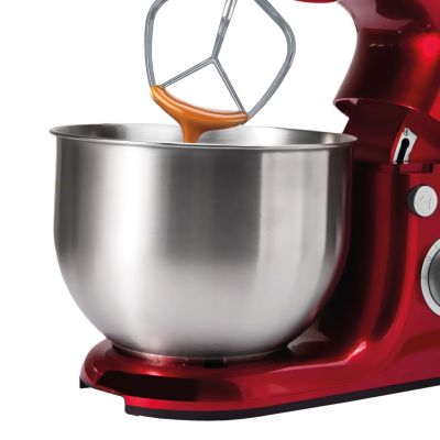 23. ELDOM WRK1250 Küchenmaschine, 800 W, mit verschiedenen Aufsätzen zum Schlagen, Mischen und Kneten, 5-Liter-Metallschüssel, 8 Geschwindigkeitsstufen + Pulsfunktion