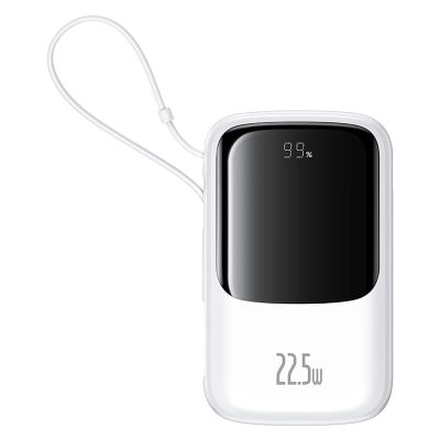 Baseus Qpow Pro+ 22,5 W 10000 mAh USB-C Powerbank – Weiß