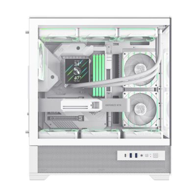 8. GameMax VISTA 2 AW Midi Tower Weiß