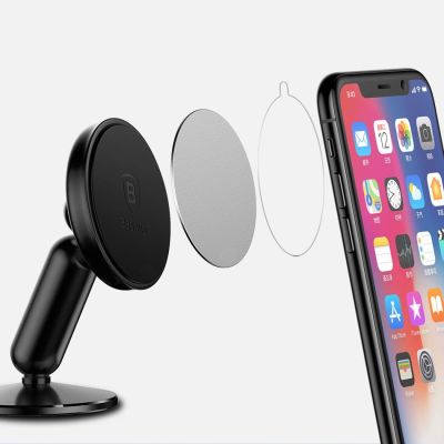 10. Baseus Bullet An On-board Magnetic Bracket Auto Halterung Magnet Handyhalter für Armaturenbrett schwarz (SUYZD-01)