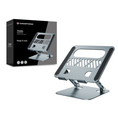 5. Conceptronic THANA10G Laptopständer Notebookständer Grau 43,2 cm (17")