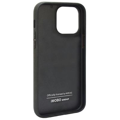 4. Audi Carbon Fiber Stripe iPhone 14 Pro 6,1" schwarz/schwarz Hardcase AUS-TPUPCIP14P-R8/D1-BK