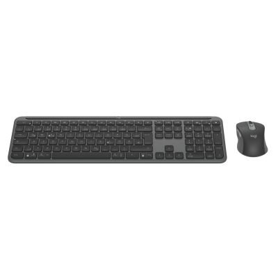 6. Logitech MK950 Signature Business Tastatur und Maus inklusive, Office RF Wireless + Bluetooth, QWERTZ, Deutsch, Graphit