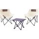3-in-1 Faltbares Reiseset: Tisch und 2 Stühle Redcliffs