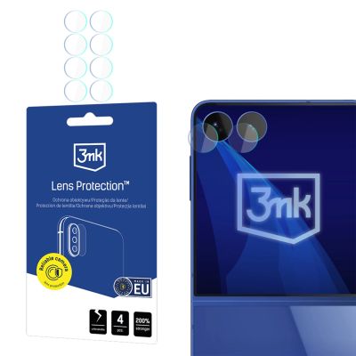 4. 3mk Lens Protection™ Hybrid-Kameraglas für Samsung Galaxy Z Flip 8