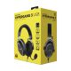 9. HATOR Hypergang 3 USB-Gaming-Headset (kabelgebunden & kabellos) mit Bügel, USB Typ-C / USB Typ-A, Bluetooth, Schwarz
