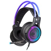 DEFENDER On-Ear-Kopfhörer mit Mikrofon Cosmo Pro 7.1 RGB-Hintergrundbeleuchtung 64536