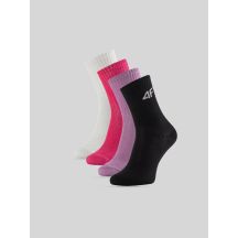 Lange Mädchen-Socken (4er-Pack) 4F 4FJRAW26USOCF1010-91S
