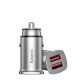 7. Baseus Square Smart Car Charger 2x USB QC3.0 Quick Charge 3.0 SCP AFC 30W Schwarz (CCALL-DS01)